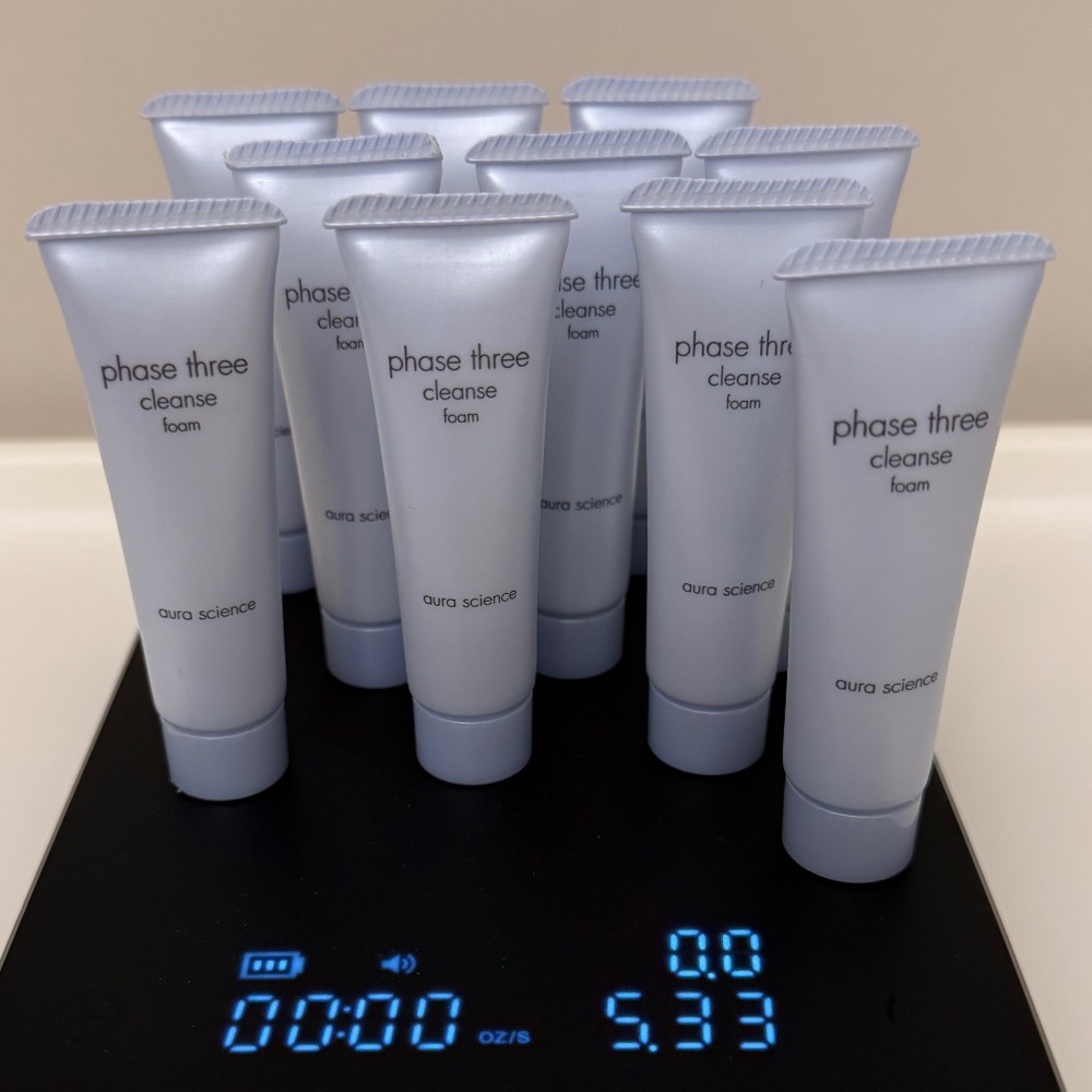 Victoria's Secret Aura Science Phase Three Cleanse Foam, Lot of 10 Tubes NOS HTF